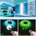 thumbnail image 5 of TJOY Tira de luces LED con control remoto de 44 teclas de 50 pies, luces LED RGB multicolor, tira de luz LED que cambia de color para dormitorio, tira de iluminación LED para decoración de habitación, 5 of 5