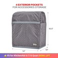 thumbnail image 3 of Dust Cover for KitchenAid Stand Mixer HOMEST Grey, 3 of 6
