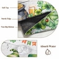 thumbnail image 6 of St. Patrick's Day Area Rugs 8'x10', Small Throw Rugs for Living Room Patio, Green Gnomes Lucky Shamrocks Grey Farm Wooden Indoor Outdoor Rug Non-Slip Low Pile Carpet Runner Reversible Floor Mats, 6 of 8