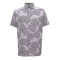 thumbnail image 1 of Camisa George Para Hombre Estampado Playero Talla EG Gris, 1 of 4