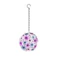 thumbnail image 3 of Evergreen Resin birdhouse, Purple Hydrangea, 3 of 6
