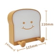 thumbnail image 4 of Linda luz nocturna, luz nocturna LED de pan tostado, con carga, luz de noche portátil para dormitorio, regalo de cumpleaños, 4 of 5