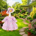 thumbnail image 6 of Yardvibe Porch Goose Outfit, Fancy Dress Butterfly Porch Goose Clothes for 23" Large Statue Outdoor Patio Yard Lawn Art Spring Decoration (B), 6 of 8