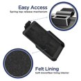 thumbnail image 4 of Galaxy S7 Edge Belt Clip Case, Encased (SlimShield Series) Hybrid Cover w/ Secure-fit Holster (Metallic Gray)(2pc set), 4 of 5