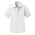 thumbnail image 5 of Yellow Rooster Women's Short Sleeve SuperPro Oxford Shirt White 3XL, 5 of 6