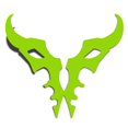thumbnail image 1 of Jinx World Of Warcraft: Legion - Adhesivo De Vinilo Troquelado, Color Verde, 5.0 In, 1 of 1