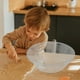 thumbnail image 5 of Cuencos grandes de plástico para mezclar con tapa, lavabo transparente profundo, cuenco para preparar comidas, ensaladera, cuenco para mezclar frutas y verduras para amasar, 5 of 6