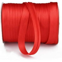 XmhyTop Single Fold Bias Tape for Sewing, Seaming, Binding, Hemming, Piping, Quilting; Sewing Crafts ,1/2 Inch 87 Yards,Red