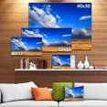 thumbnail image 3 of Ciel Bleu Nuageux sur Prairie - Impression sur Toile Paysage, 3 of 4