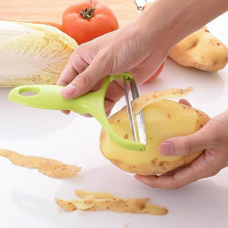 Green Cabbage Shredder,Vegetable Cutter Cabbage Slicer,Stainless Steel  Fruit Vegetable Potato Peeler Cabbage Graters Kitchen Must Have for Home