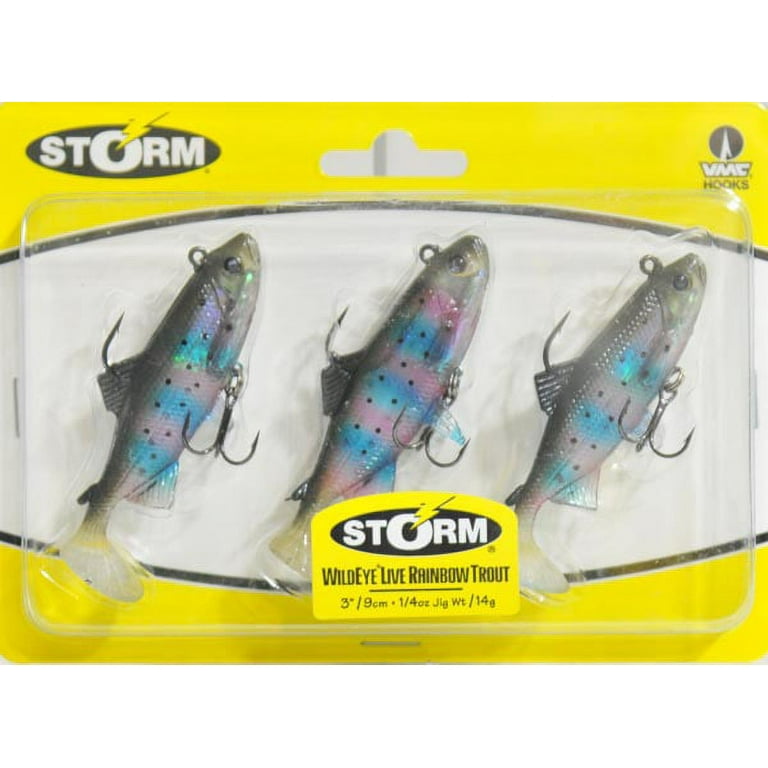 Storm WildEye Live Rainbow Trout Fishing Lures (3-Pack) - 1/4 oz | 3