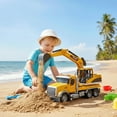 thumbnail image 6 of Large Crane Truck Toy for 3+ Years Old Boys Girls, Kids Construction Toys with Sound and Light Friction Powered Transport Truck Crane Vehicle Toy for Toddler Christmas Birthday Gifts, 6 of 7
