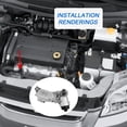thumbnail image 4 of JDMSPEED Enfriador de aceite de motor con conjunto de filtro de aceite 93186324 Reemplazo para GM Chevrolet Cruze Aveo Aveo5 Sonic Reemplazo para Pontiac G3 Reemplazo para Saturn Astra 1.6L 1.8L Reemp, 4 of 5