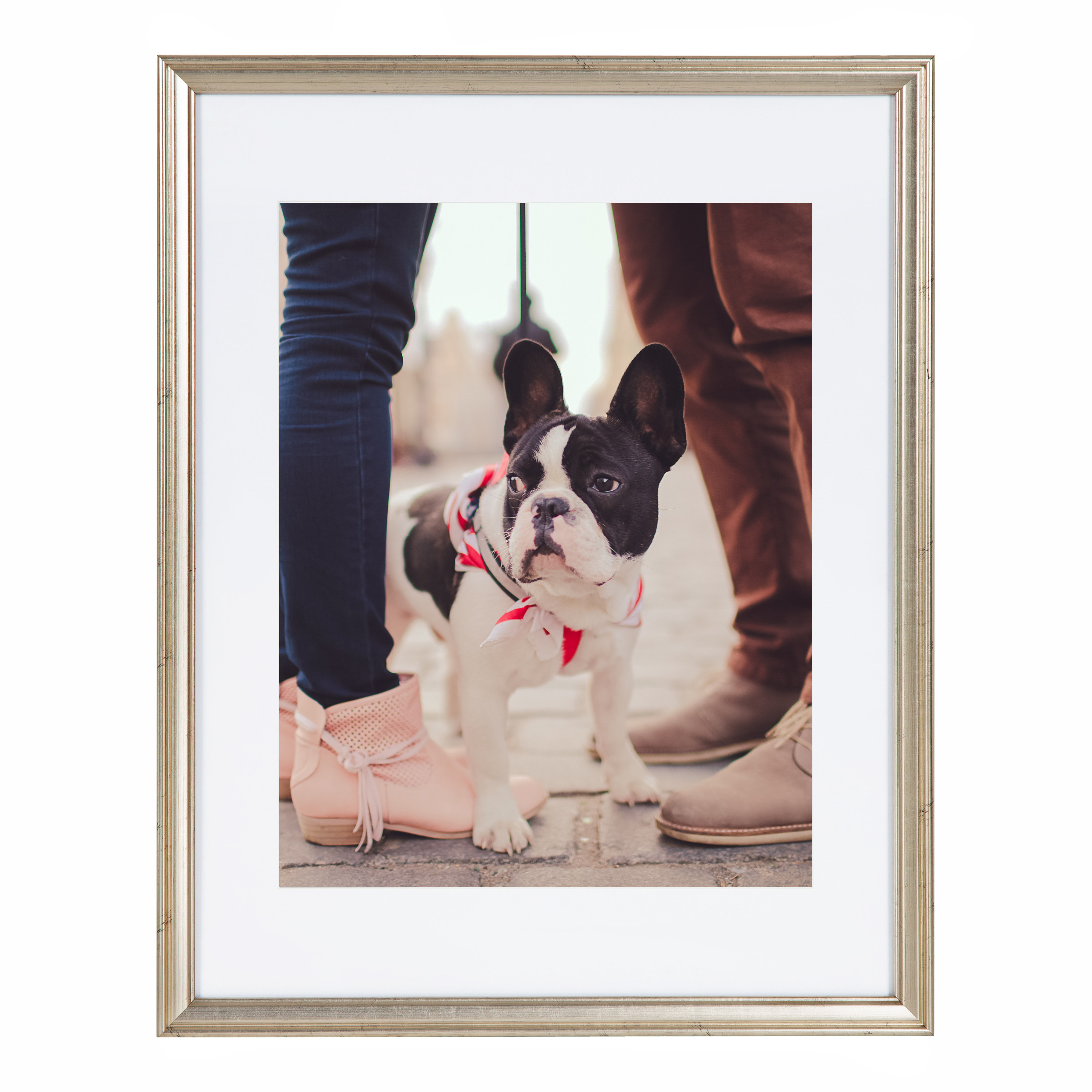 Kate and Laurel 15" x 19" Polystyrene Picture Frame, Silver, Set of 3