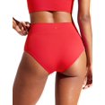 thumbnail image 2 of Parte Inferior de Bikini CRZ YOGA Cintura Alta Corte en V Rojo Profundo XS, 2 of 4