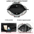 thumbnail image 3 of Multicolor Floral and Geometric Boho Pattern Travel Tote Bags for Women Carry On,Large Weekender Bags for Women Travel,Multi Functional Duffle Bag for Work,Shopping,Sports, 3 of 5