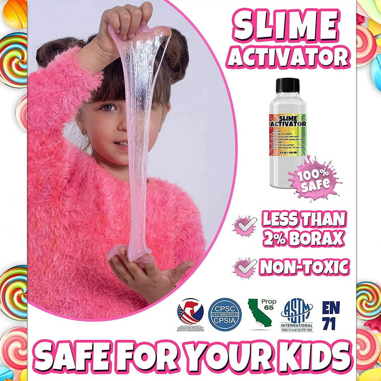 Laevo Rainbow Slime Kit for Girls and Boys