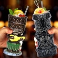 thumbnail image 3 of Juego de 4 Tazas de Cerámica Tiki para Cócteles SuproBarware, 3 of 6