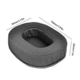 thumbnail image 5 of 2 Pcs Earpads For Razer Blackshark V2 X, V2 Pro Replacement, Black Oval, 5 of 5