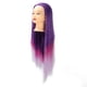 thumbnail image 3 of Cabeza de Maniquí de Cabello, Cabeza de Maniquí con Cabeza de Maniquí de Peluquería Púrpura Cabeza de Entrenamiento de Maniquí de Cabello Rendimiento Confiable, 3 of 9