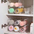 thumbnail image 2 of Cup Storage Rack,Multi-Grid Water Bottle Storage Holder Cup Organizer for Home Table, 2 of 4