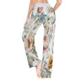 thumbnail image 5 of Small Women's Comfy Casual Pajama Pants Stretch Fabric Suitable for Yoga Pants Hippie Pants，The Best Holiday Gifts for Women Peonies and Tulips, 5 of 7