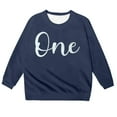thumbnail image 3 of WOYY Girls Sweatshirt Letter Print Crew Neck Pullover with Long Sleeves, Sizes 3-14, 3 of 3
