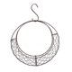 thumbnail image 1 of Casa nido para pájaros, soporte para material de nido de pájaros, forma de estrella, forma de corazón de metal con gancho para pájaros silvestres, para patio y exteriores., 1 of 8