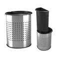 thumbnail image 2 of Commercial Zone 3,2 Gallons Poubelle et Poubelle, Argent, 2 of 2