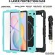 thumbnail image 5 of Samsung Galaxy Tab S6 Lite Case 2022/2020 Model SM-P610/P613/P615/P619 with Screen Protector Pen Holder / Heavy Duty Shockproof Protective Cover W/Stand Shoulder Strap for Tab S6 Lite 10.4 Inch, 5 of 6