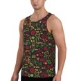 thumbnail image 2 of Pofeuu Doodle Barbeque 1 Print Men's Workout Tank Tops Sleeveless Muscle Gym Shirt Quick Dry-4X-Large, 2 of 7