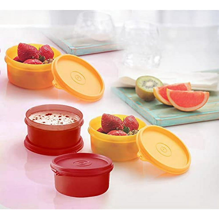 Tupperware Spillproof Tropical Bowls 210ml 4pc 