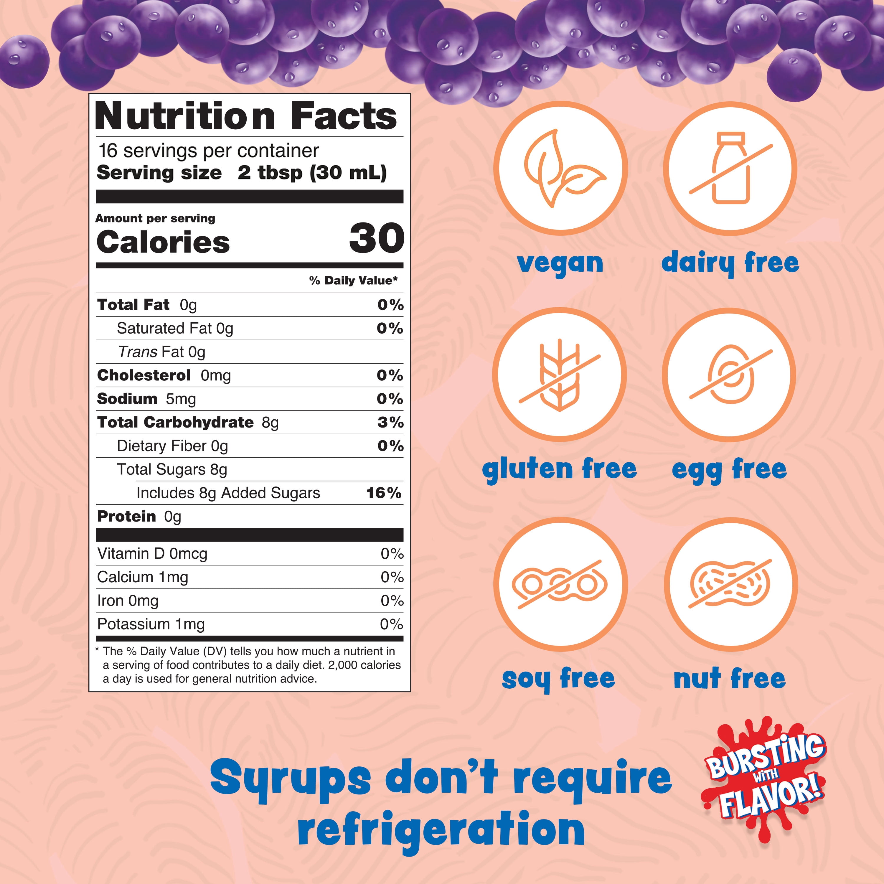 Kool-Aid 16-Oz. Snow Cone Syrup, Grape