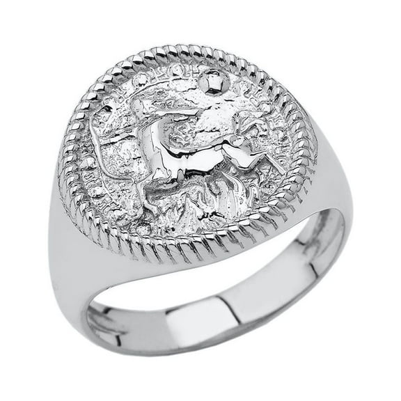 Sagittarius Astrological Zodiac Unisex Statement Ring In Sterling Silver
