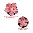 thumbnail image 3 of DAMAI 2 Pcs Car Perfume Clip Flower Air Outlet Car Air Freshener Vent Clips Diffuser,Flower Air Vent Clips Pink Car Accessories Interior, Car Decoration Accessories Car Perfume Clip, 3 of 8