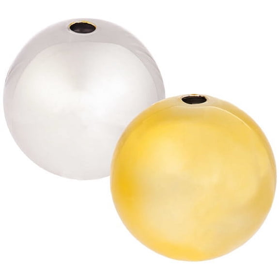Evergreen Enterprises, Inc Metallic Glass Orb (Set of 2)