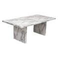 thumbnail image 4 of Diamond Sofa Icon Faux Marble Rectangular Dining Table ICONDTMA, 4 of 7