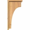 thumbnail image 3 of 7 1/2"W x 12"D x 24"H Huntington Smooth Corbel w/Backplate, Western Red Cedar, 3 of 9