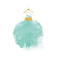 thumbnail image 2 of OnRei 19x24 White Modern Wood Framed Museum Art Print Titled - Puffy Dress Four, 2 of 4