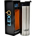 thumbnail image 2 of LEXO Temperature Regulating Smart Mug 16oz. - Stainless Steel - Flip Top Lid, 2 of 7