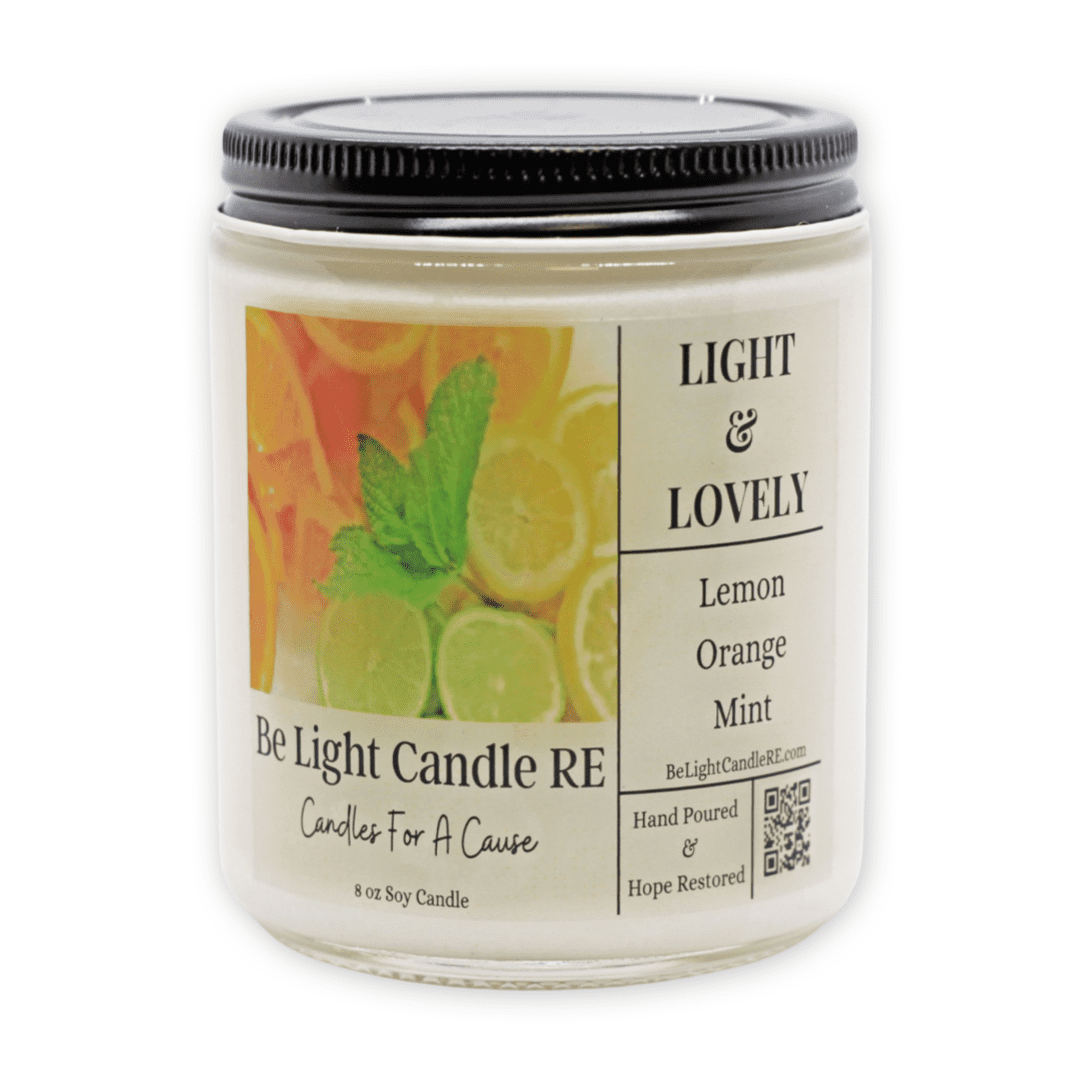 Buy A Candle Save A Life, Light & Lovely, Highly Scented Soy Candle, 55