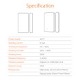 thumbnail image 4 of Tuya ZigBee inteligente WiFi puerta abierta cerrada Detector 2,4 GHz alarma puerta ventana Sensor, 4 of 8