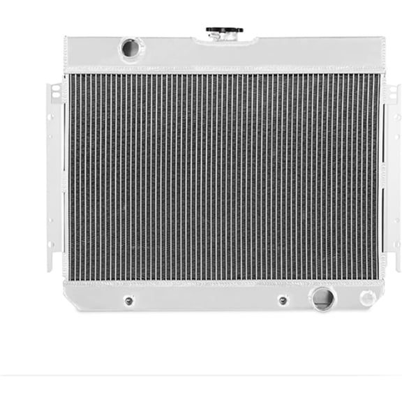 Pre-Owned Mishimoto MMRAD-CHE-65X X-Line Performance Aluminum Radiator Compatible With Chevrolet Chevelle 1965-1967 Silver