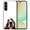 Basset Hound Dog, variant on WIRESTER Shockproof Soft Rubber Cover Case for Samsung Galaxy S24 FE 6.7", English Bulldog