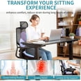 thumbnail image 4 of Florich Memory Foam Car Seat Cushion and Lumbar Support Pillow for Office, Car, Wheel Chair, Sciatica & Back & Tailbone Pain Relief, Purple, 4 of 8