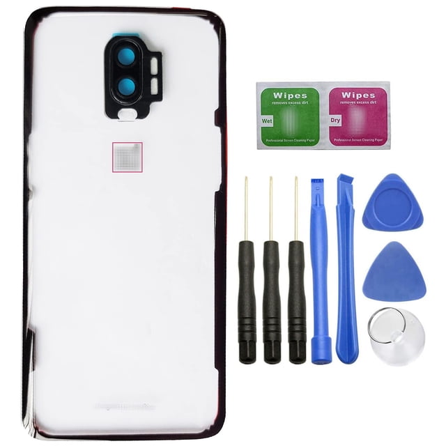 Reemplazo de la cubierta trasera del cristal trasero del OnePlus 6T ubrokeifixit 6.41 pulgadas