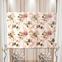 Artificial Flower Wall Silk Rose Backdrop Floral Panel 24"X16" For Wedding Decor
