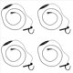 thumbnail image 1 of 4X 2 Pines 3,5 mm / 2,5 mm Auricular con Barra de Oido Mic PTT Auriculares con Walkie Talkie para UV-5R -777 -888s Accesorios de, 1 of 5