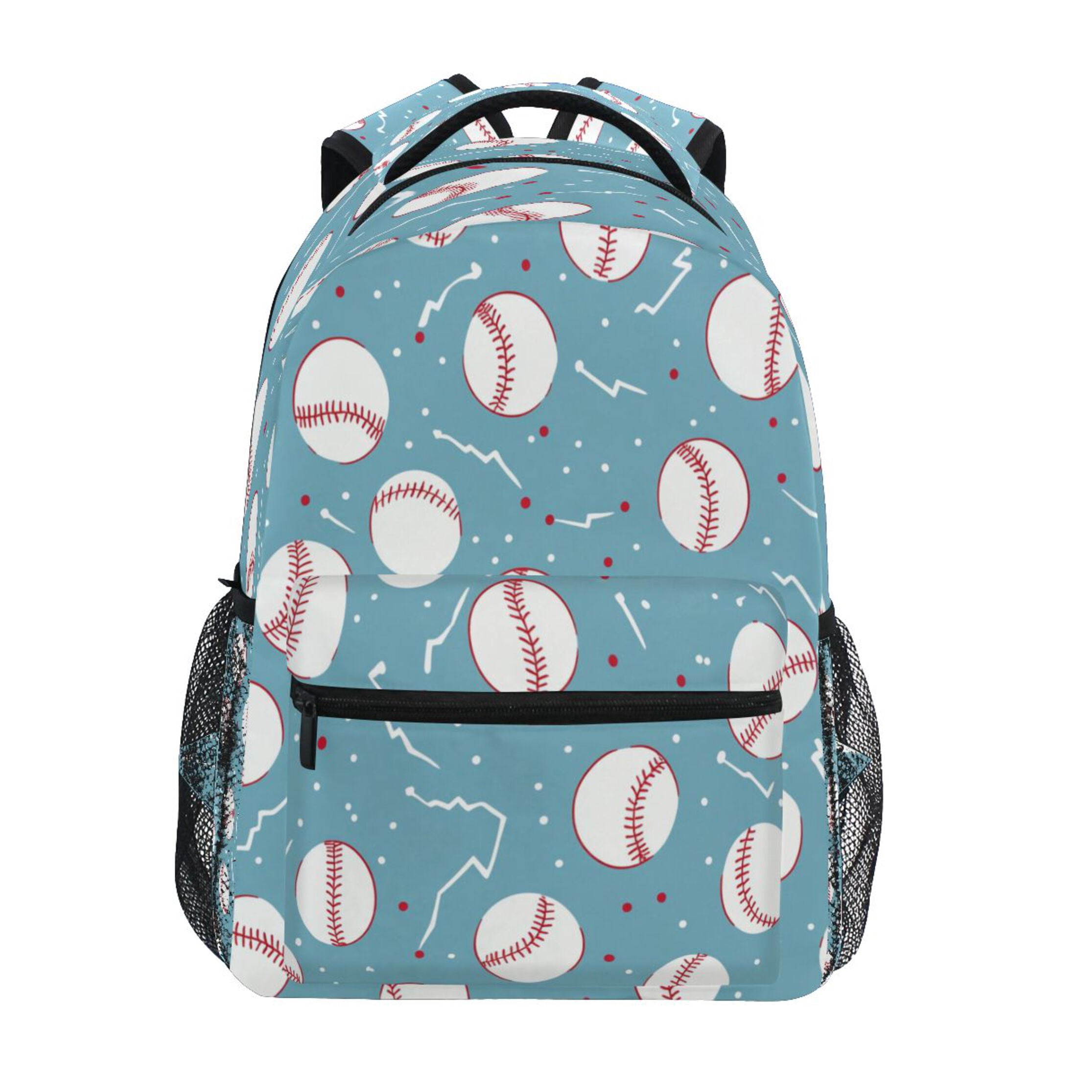 DIXRUYEE Backpack Schoolbag Baseball Blitz Pattern 15L/18L 2-SIZE