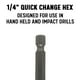 thumbnail image 4 of Juego de brocas Drill America Spade/Paddle para madera, 6 unidades, 4 of 6